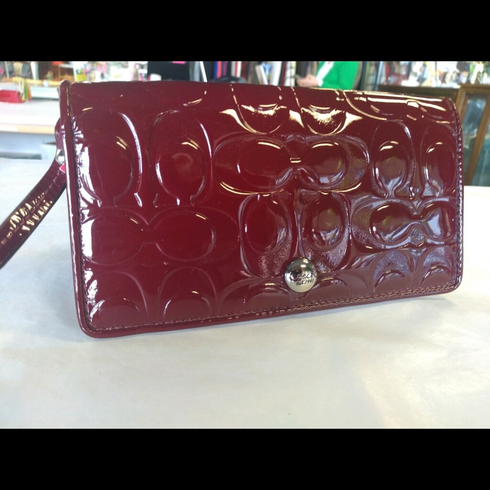 Red Patent Leather wallet